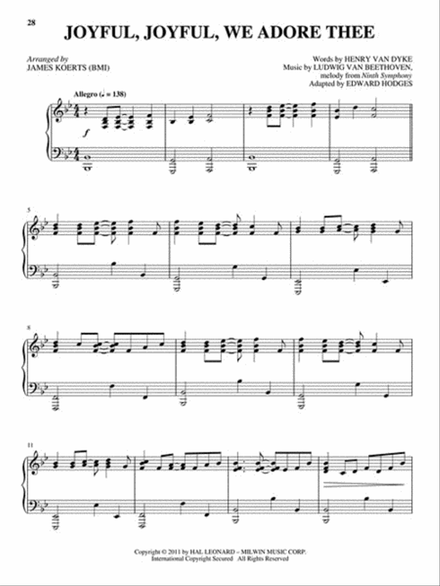 Go Out in Joy – Festive Postludes for Piano Piano Solo scores gallery preview page 4
