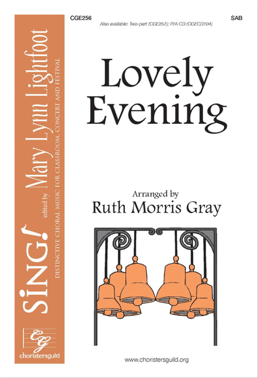 Lovely Evening (SAB) 3-Part scores gallery preview page 1