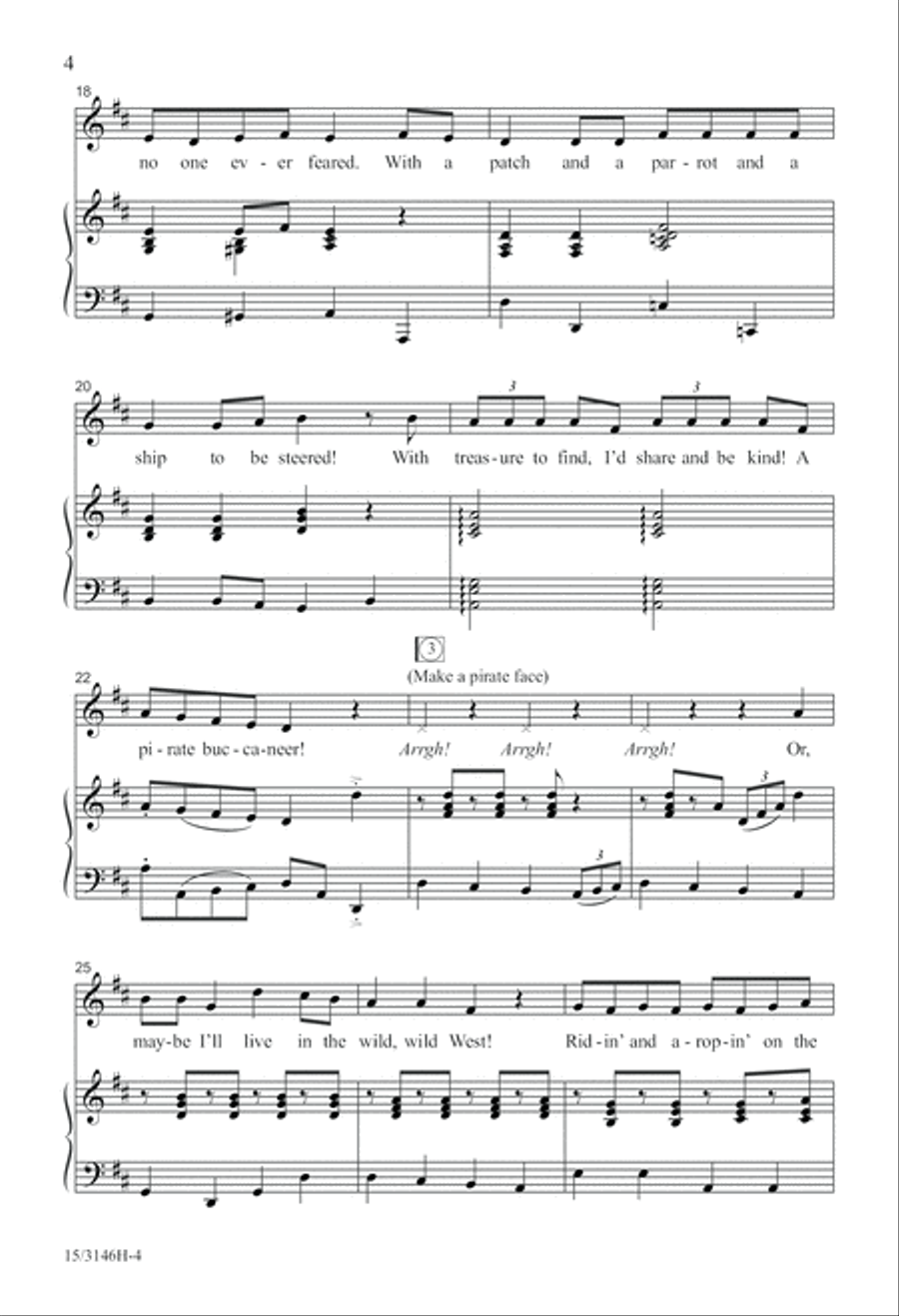 Scallywag Scallywag Unison Choir scores gallery preview page 5