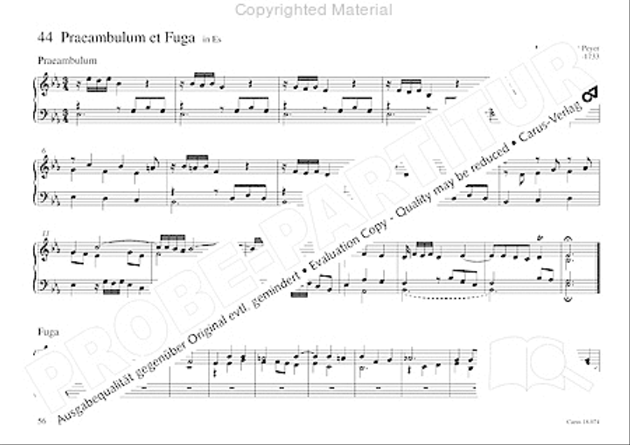 Organo pleno. Orgelstucke zum Ein- und Auszug Organ Solo scores gallery preview page 64