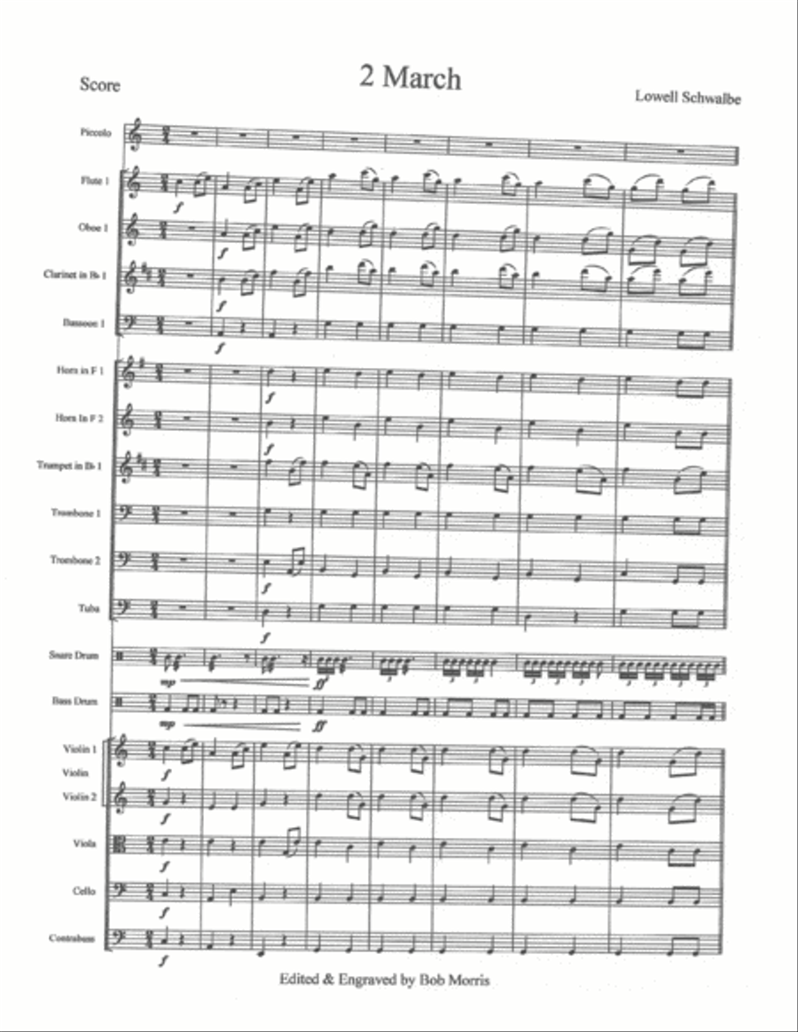 March (2004) Small Ensemble scores gallery preview page 5