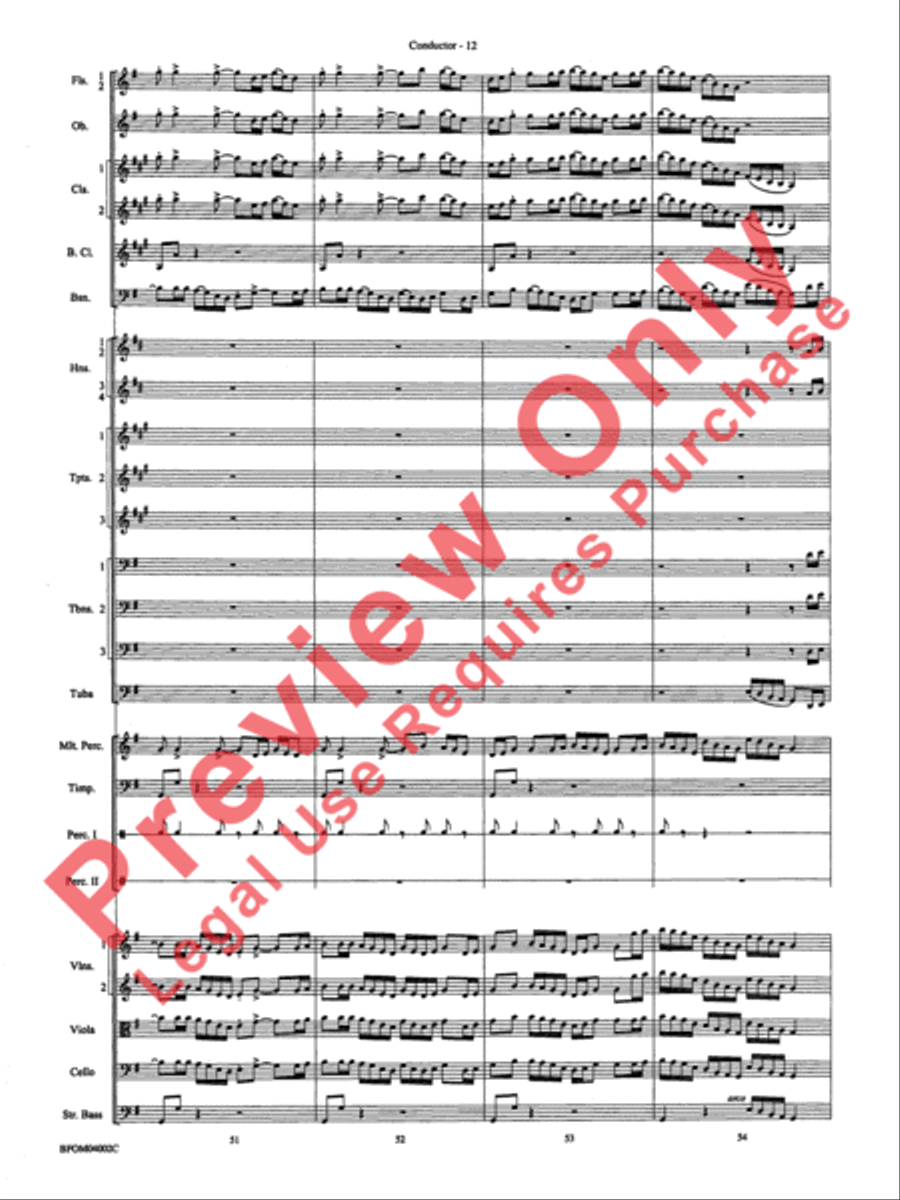 Prairiesong Full Orchestra scores gallery preview page 15