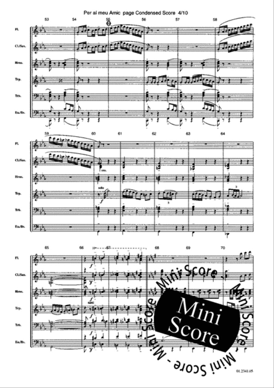 For My Friend Concert Band scores gallery preview page 28