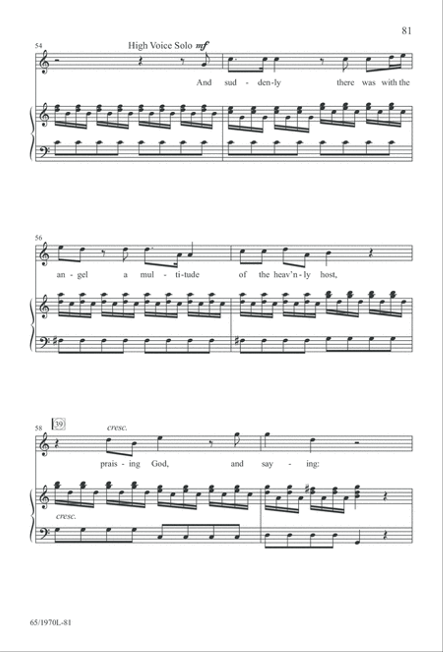 A Great and Mighty Wonder 4-Part scores gallery preview page 82