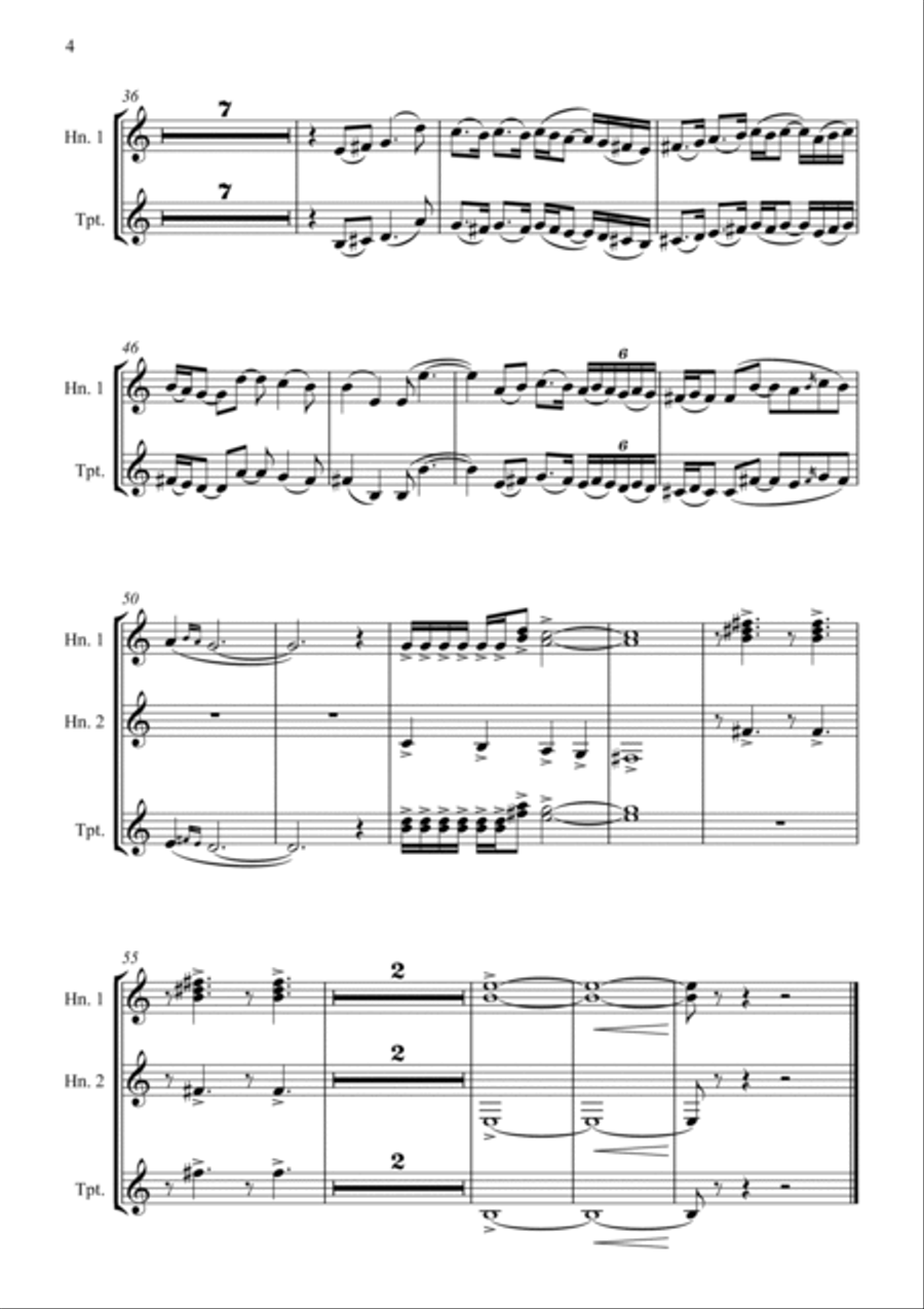 Going The Distance Going The Distance Brass Duet scores gallery preview page 4