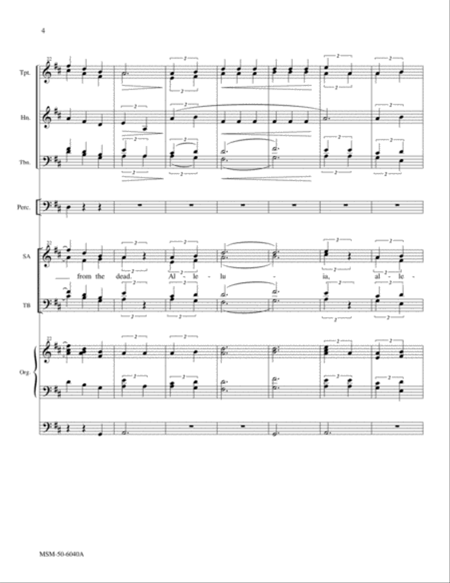 My Hope Is Arisen Choir scores gallery preview page 6