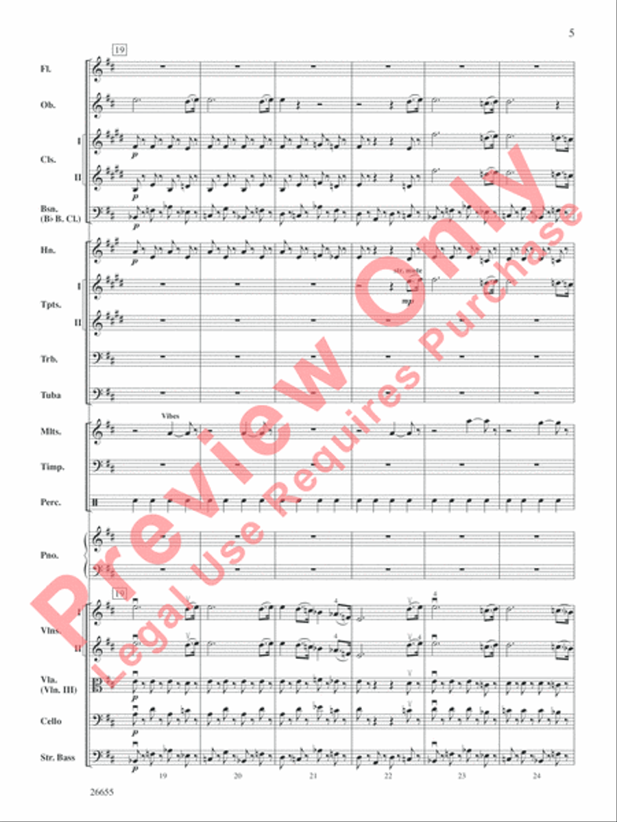 Robin Hood and His Merry Men Full Orchestra scores gallery preview page 6