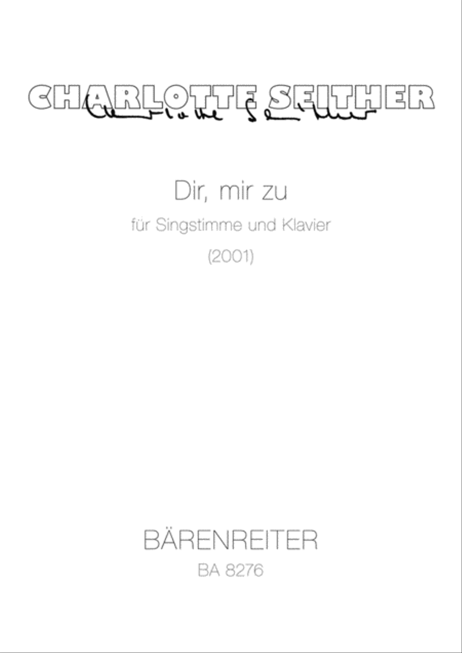 Leise Gondeln for Piano Leise Gondeln for Piano Piano Solo scores gallery preview page 1