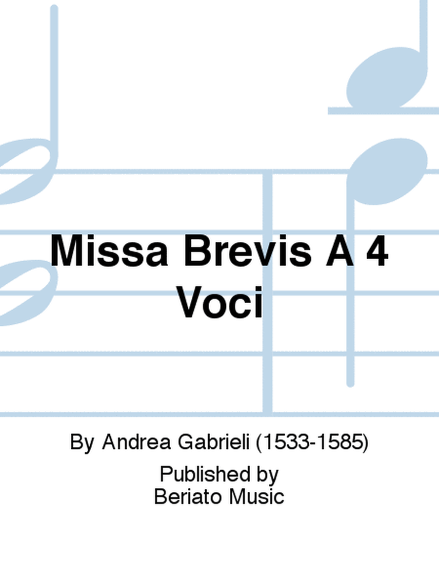 Missa Brevis A 4 Voci