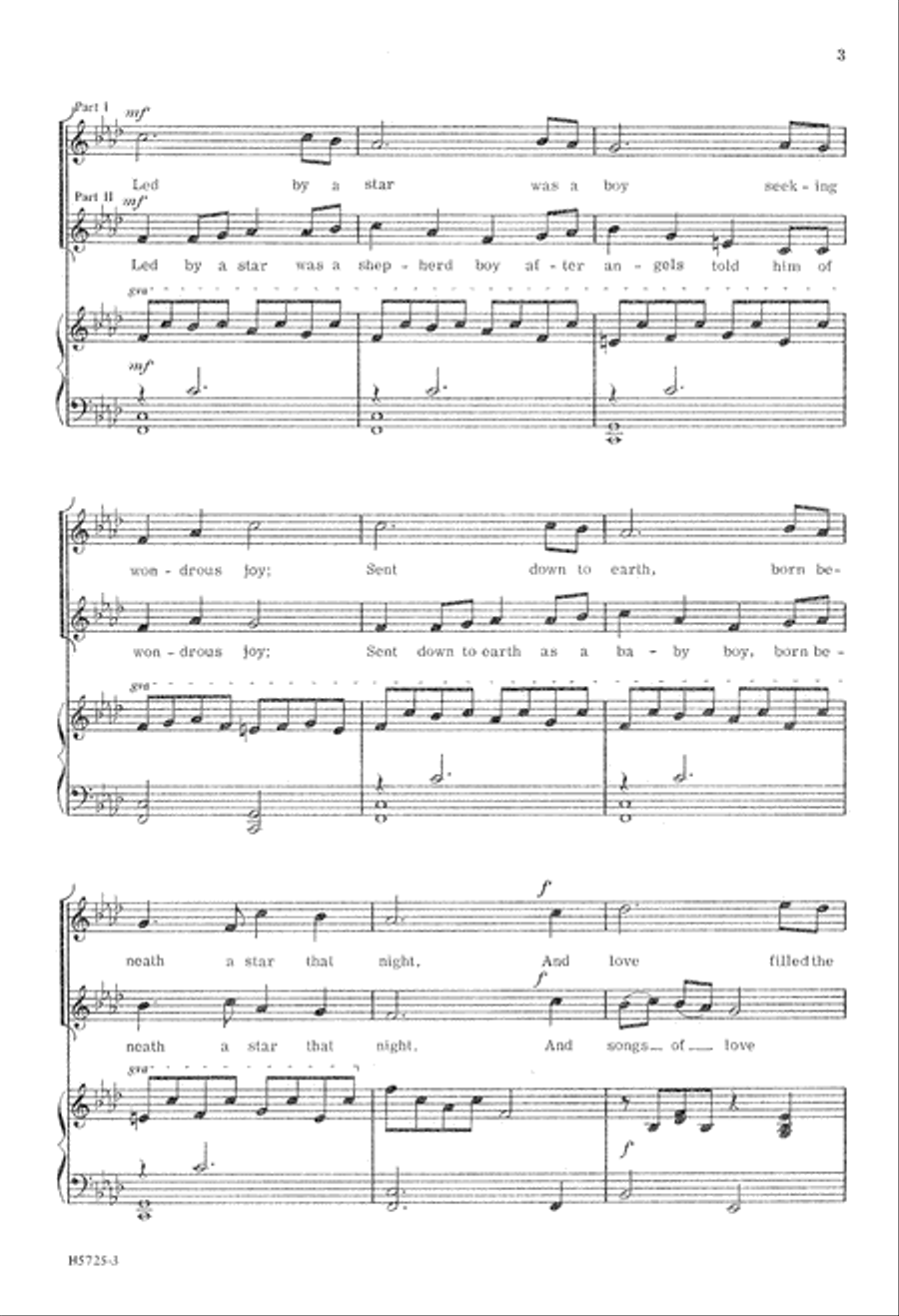 Born 'Neath a Star - 2-part 2-Part scores gallery preview page 4