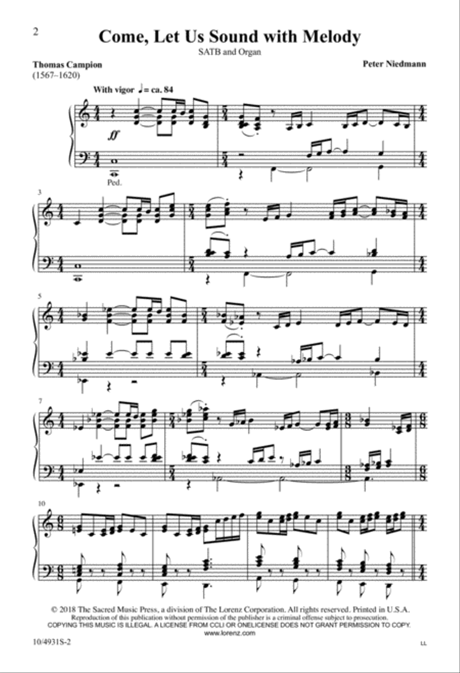 Come, Let Us Sound with Melody 4-Part scores gallery preview page 2