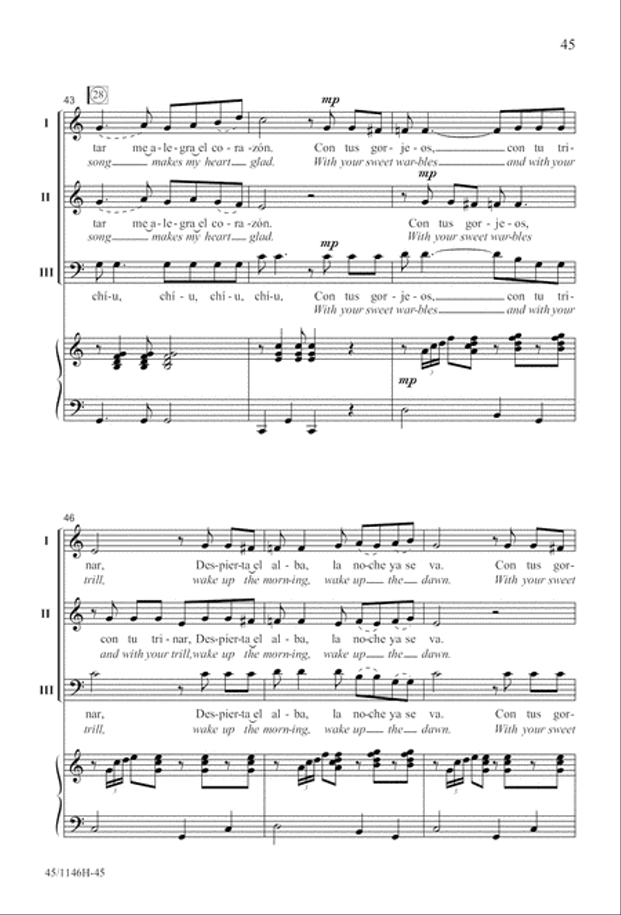 We Sing the World Around We Sing the World Around Choir scores gallery preview page 45