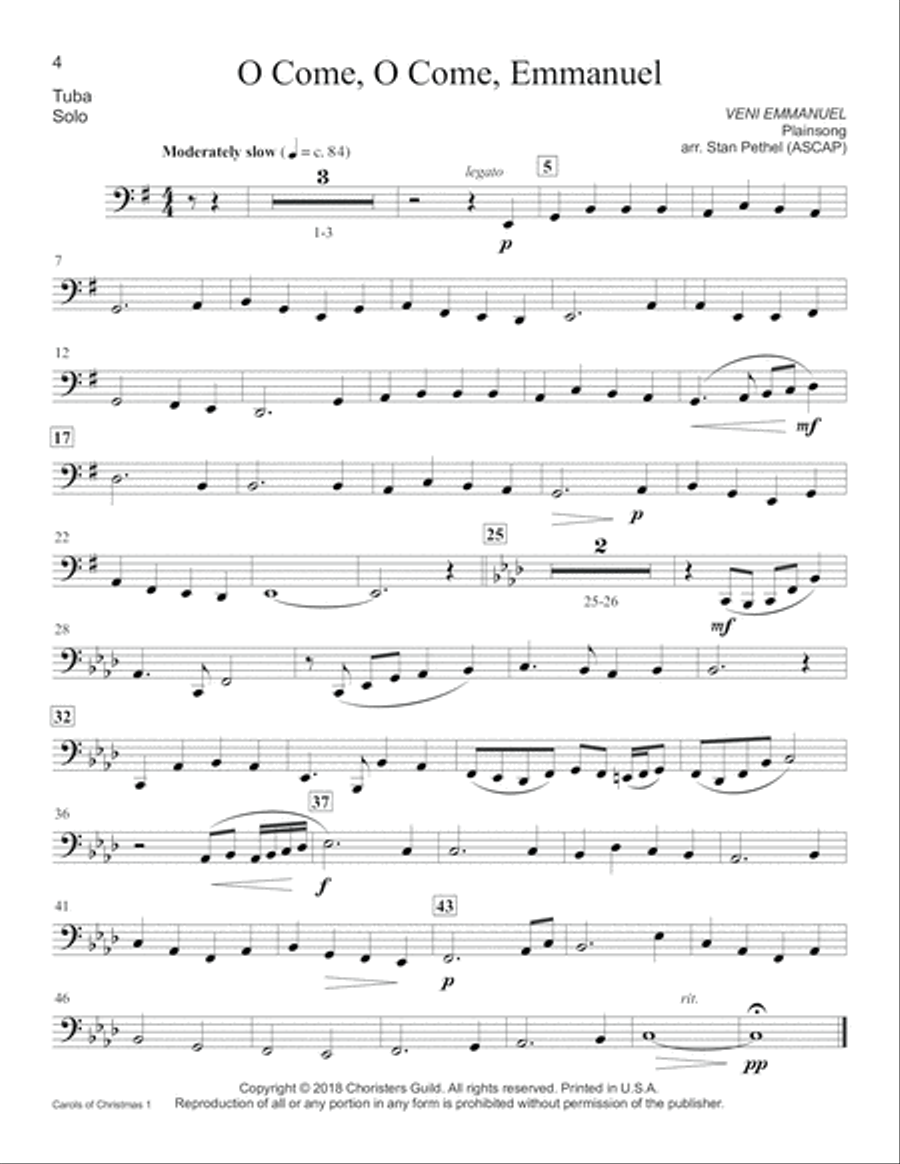 Carols of Christmas, Set 1 - Tuba Tuba scores gallery preview page 4