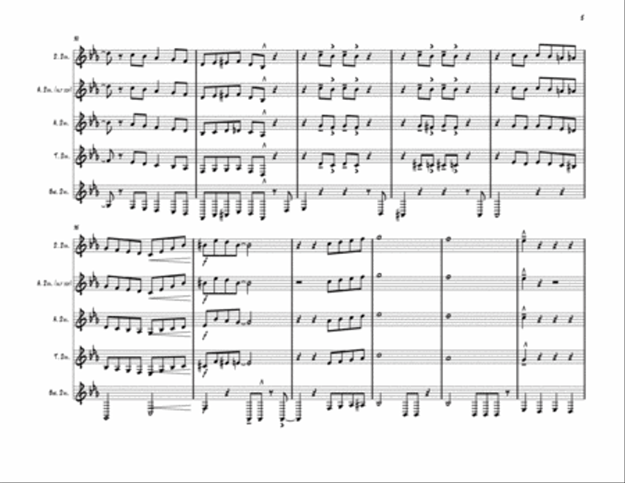 Skylark Skylark Woodwind Quartet scores gallery preview page 5