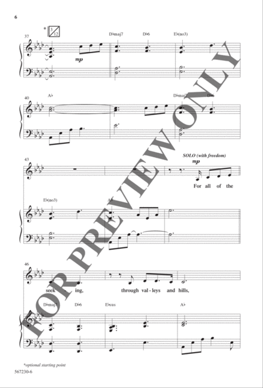 Gloria (Our Savior Found Us) - Anthem Choir scores gallery preview page 5
