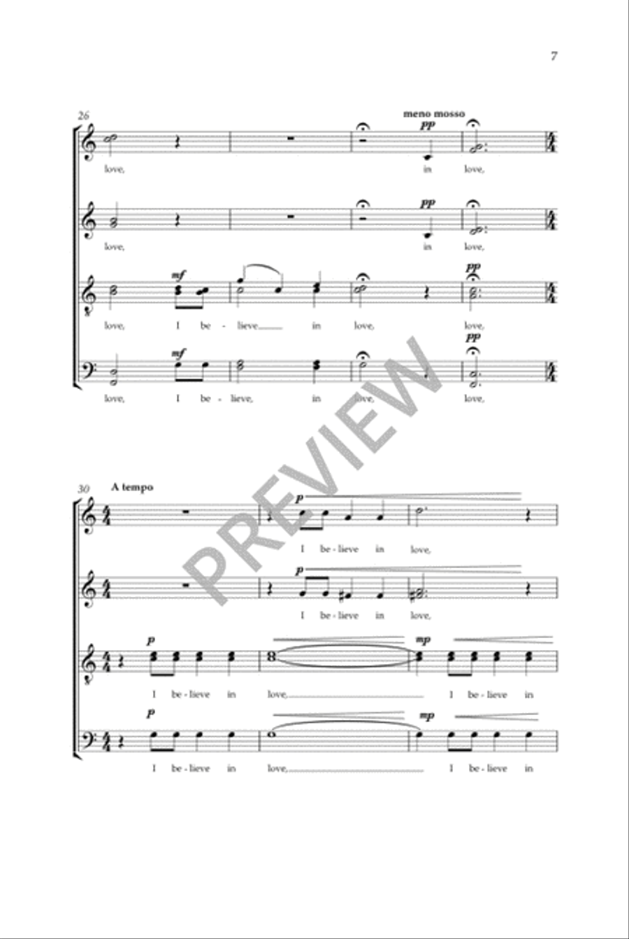 Even When He Is Silent - SATB divisi Divisi scores gallery preview page 8