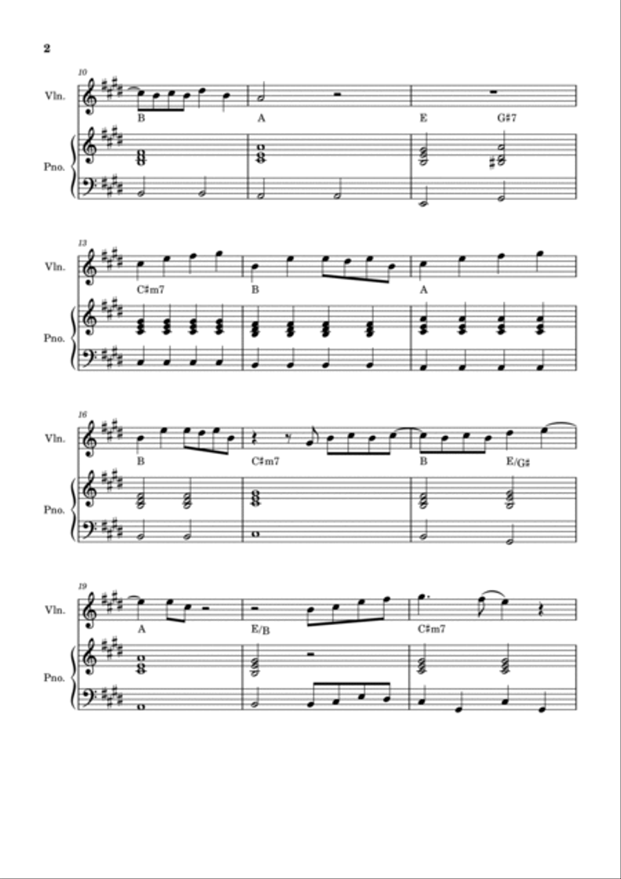Hold On Hold On Violin Solo scores gallery preview page 2