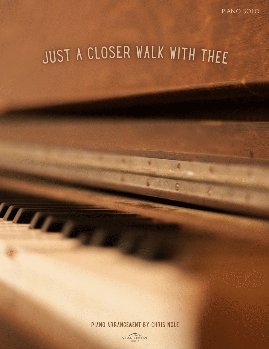Just A Closer Walk With Thee Piano Solo scores gallery preview page 1