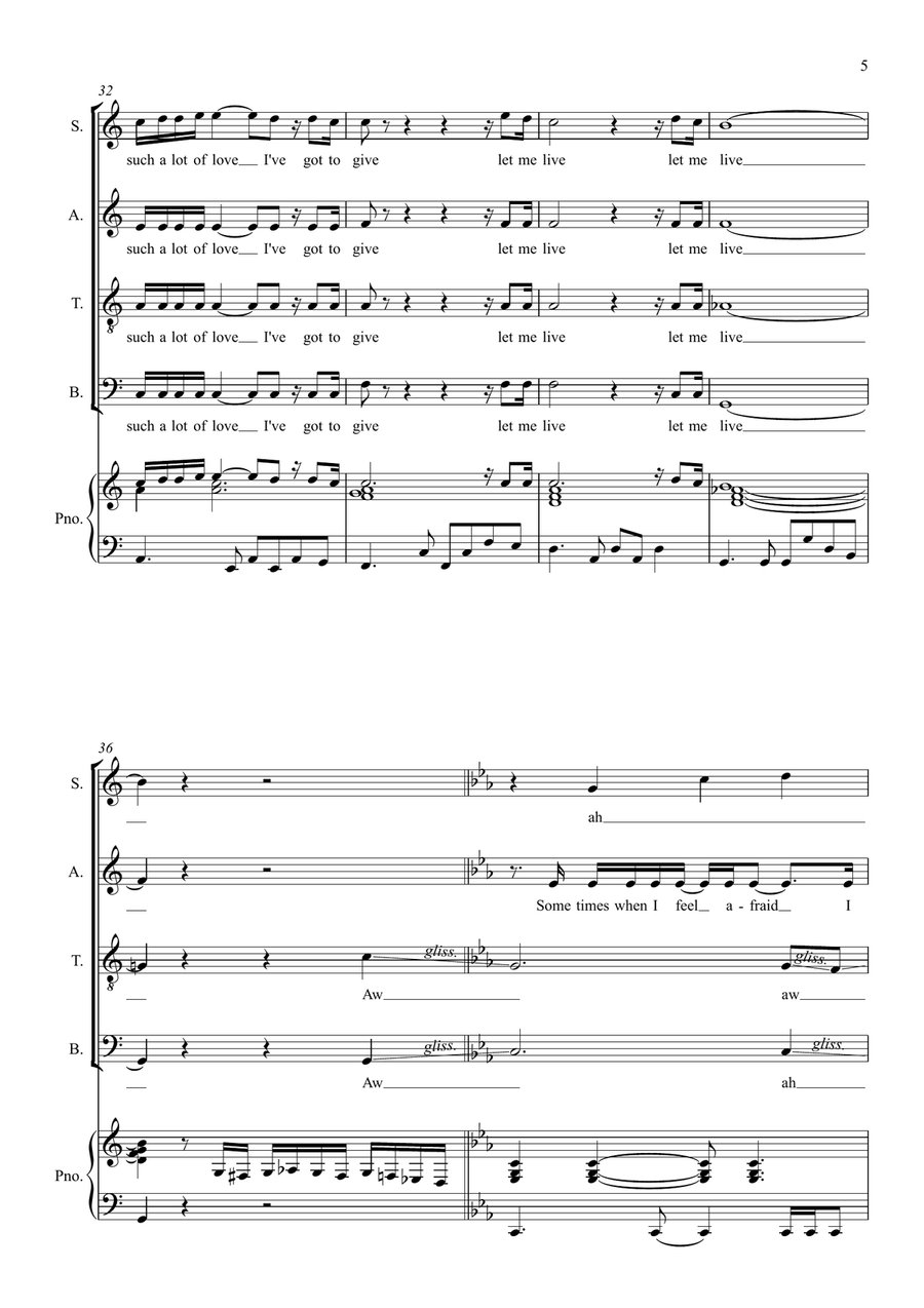 This Is My Life Small Ensemble scores gallery preview page 5