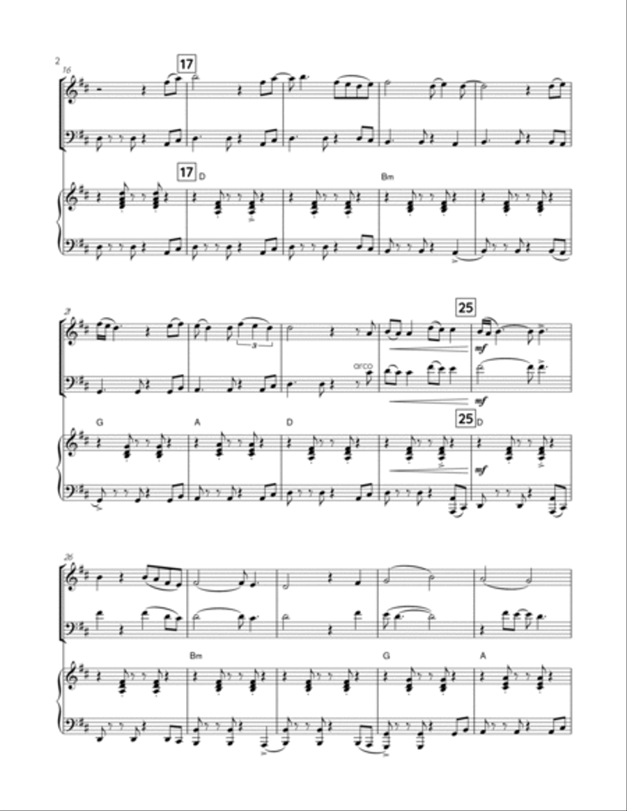 Stand By Me Piano Trio scores gallery preview page 2