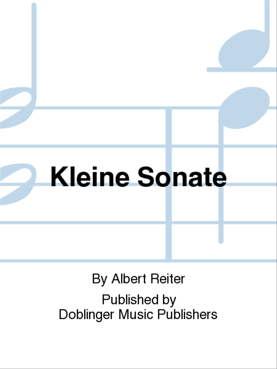 Kleine Sonate Piano scores gallery preview page 1