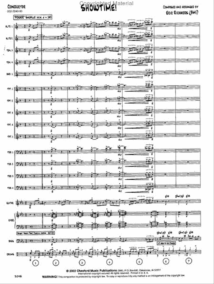 Showtime! Jazz Ensemble scores gallery preview page 2
