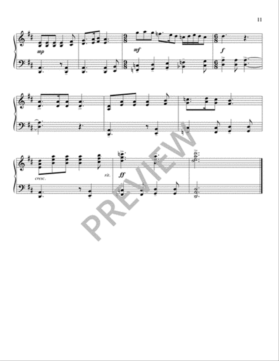 Ten Piano Essays on Tunes of Marty Haugen Piano Solo scores gallery preview page 13