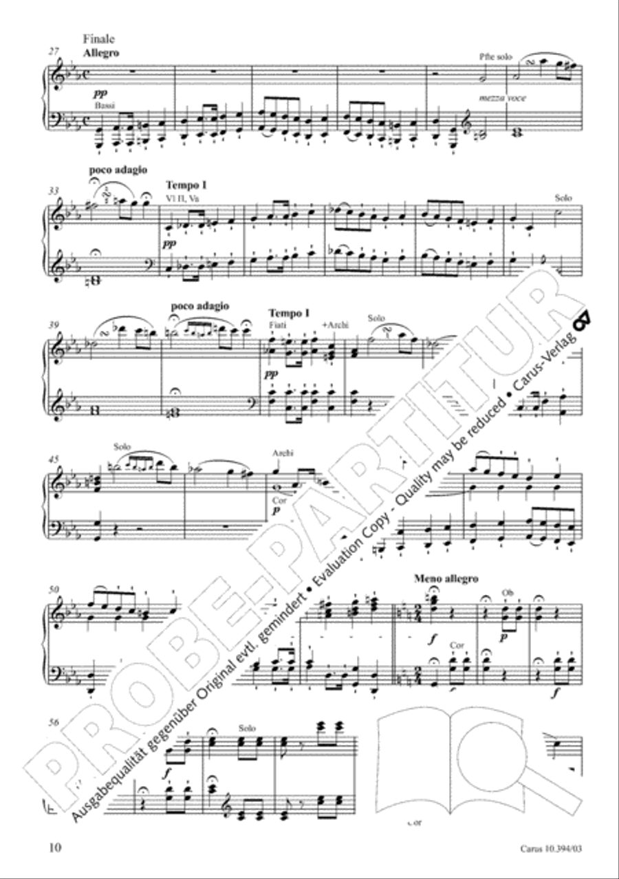 Fantasia for piano, choir and orchestra SSATB scores gallery preview page 11