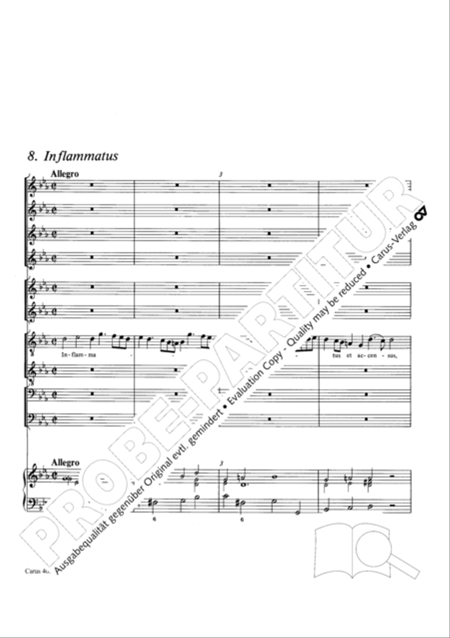Stabat mater Choir scores gallery preview page 67
