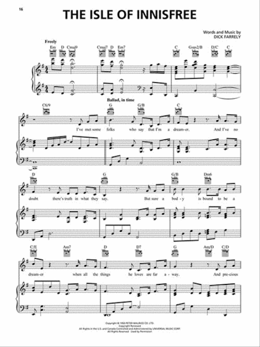 Celtic Thunder - Mythology Piano, Vocal, Guitar scores gallery preview page 3