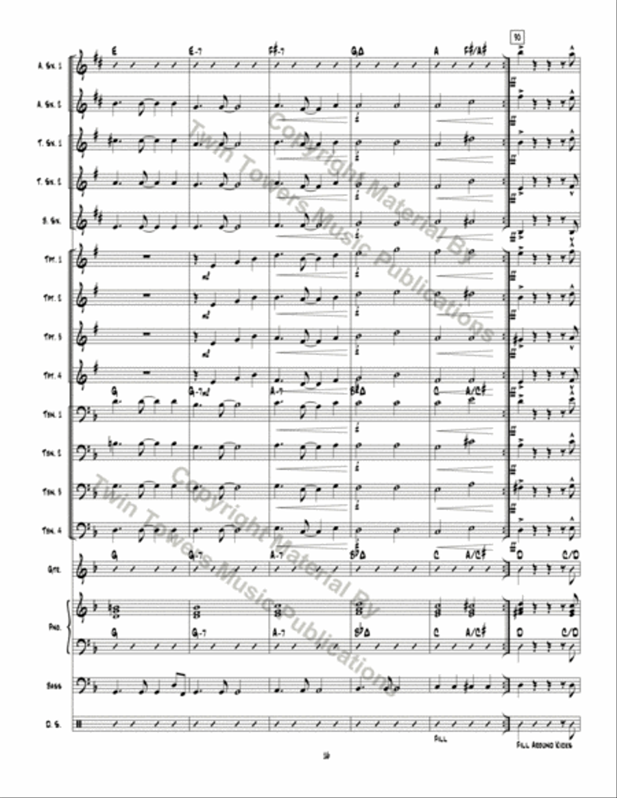 Table Time Table Time Jazz Ensemble scores gallery preview page 17