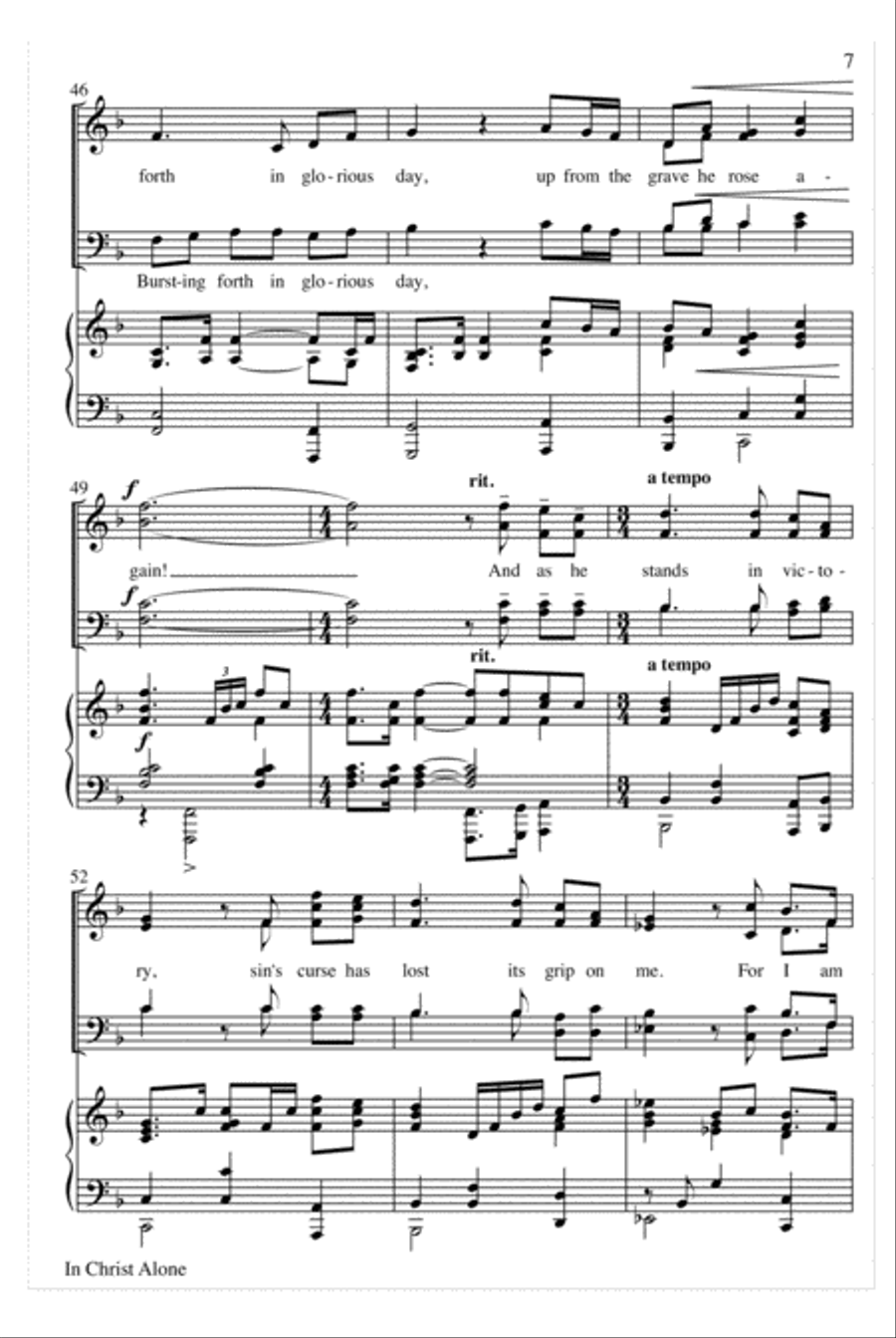 In Christ Alone In Christ Alone 4-Part scores gallery preview page 8