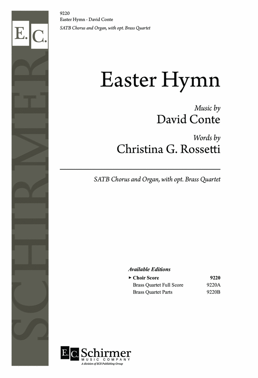 Easter Hymn 4-Part scores gallery preview page 1