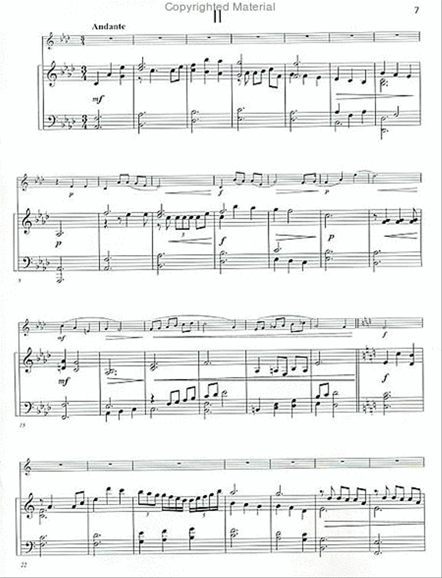 Concerto for Horn and Piano Piano Accompaniment scores gallery preview page 2