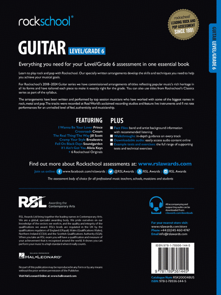 Rockschool Electric Guitar Level 6