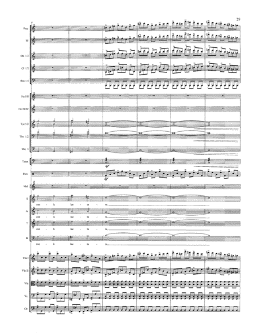 Regina Coeli (Study Score) Choir scores gallery preview page 9