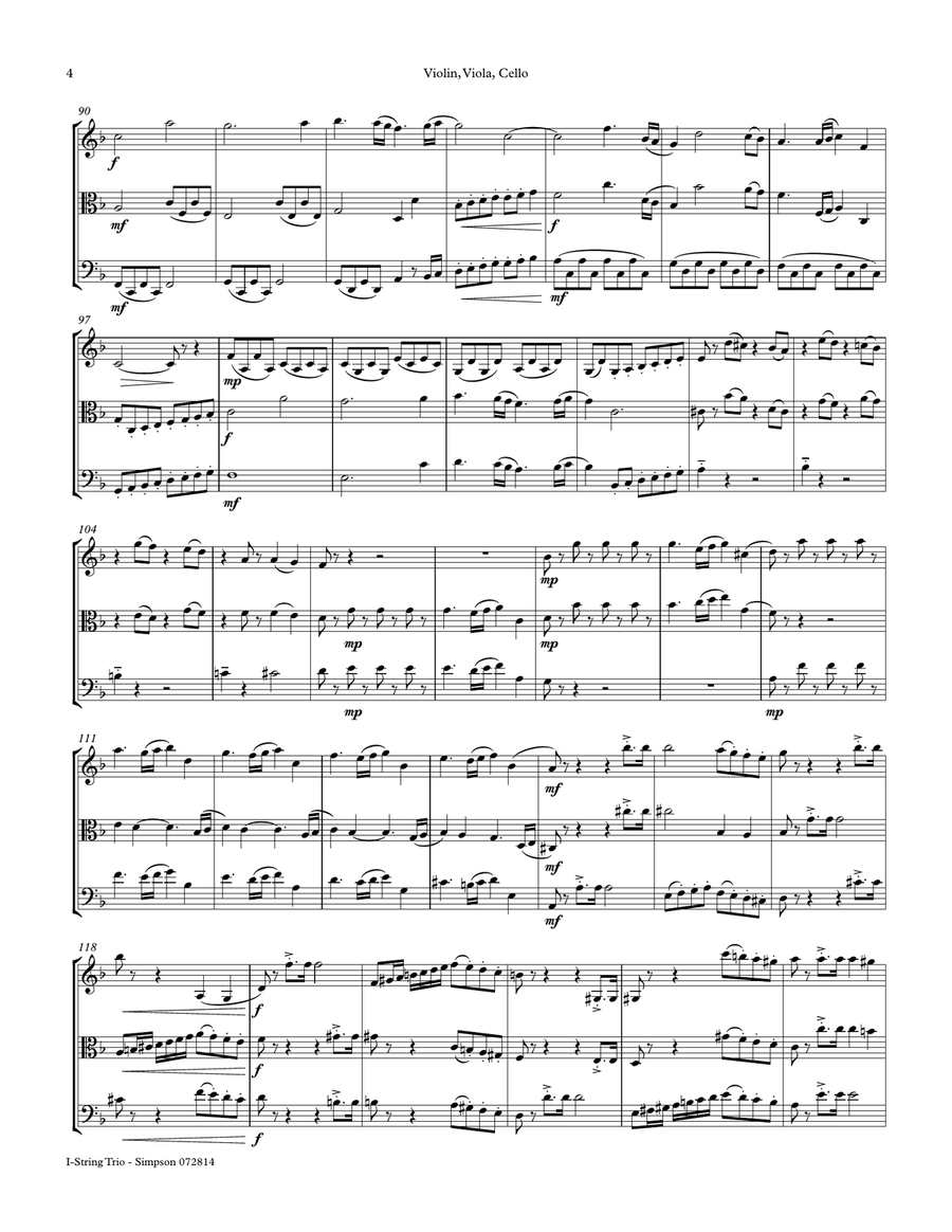 String trios sales violin viola cello