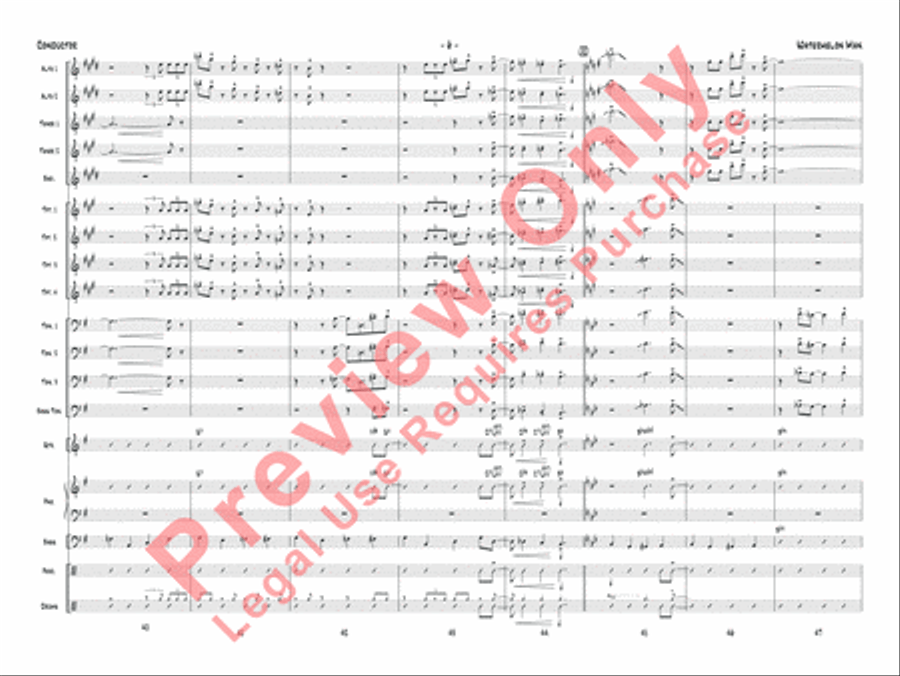 Watermelon Man Jazz Ensemble scores gallery preview page 33