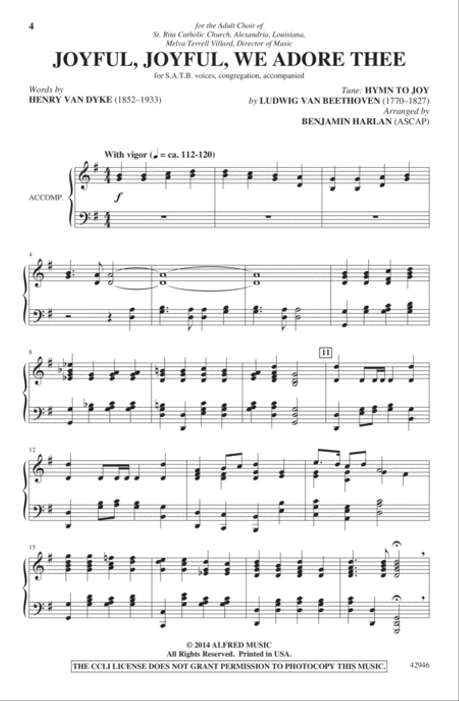 HymnFest 4-Part scores gallery preview page 5