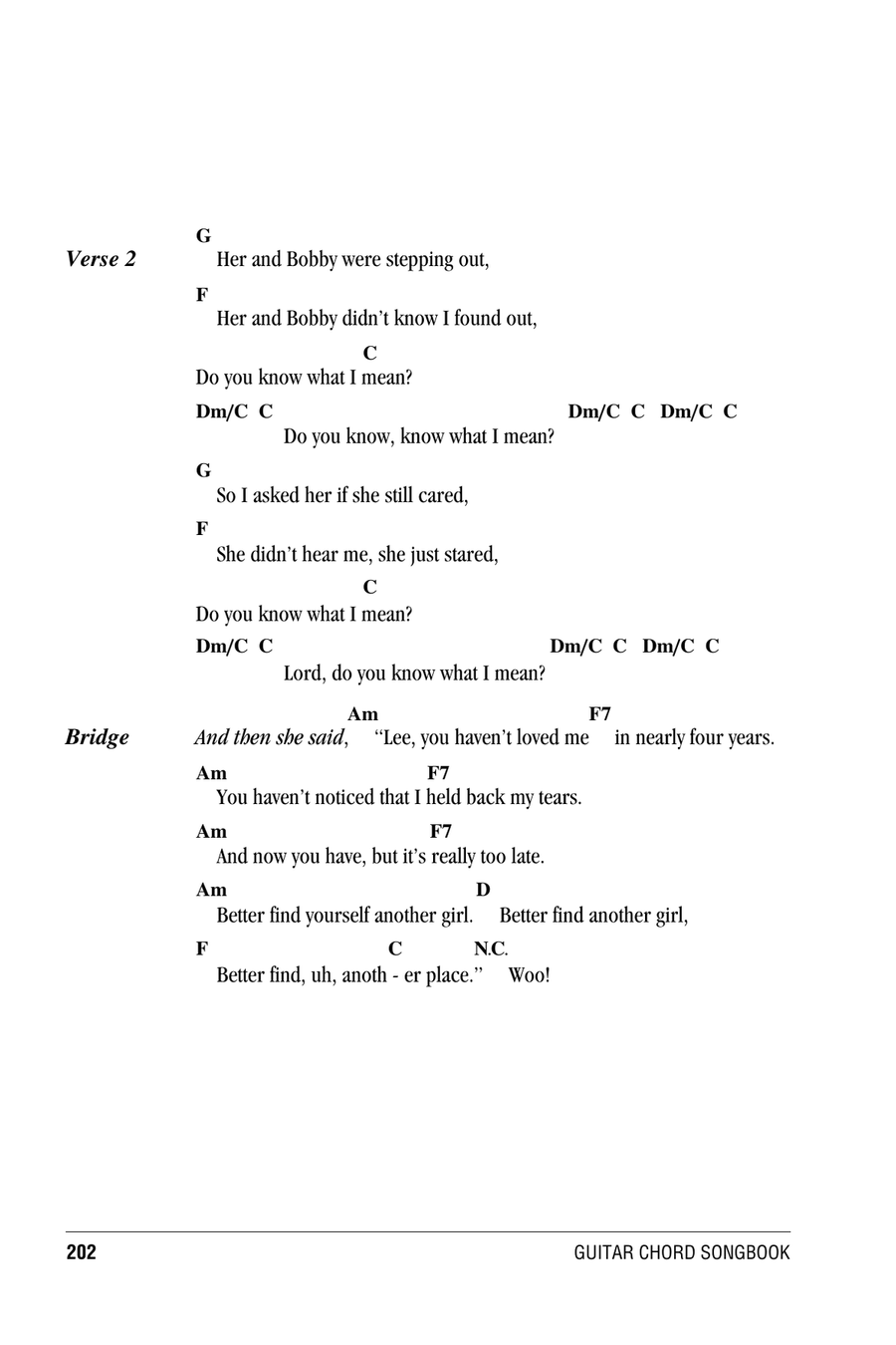 Do You Know What I Mean Acoustic Guitar scores gallery preview page 2