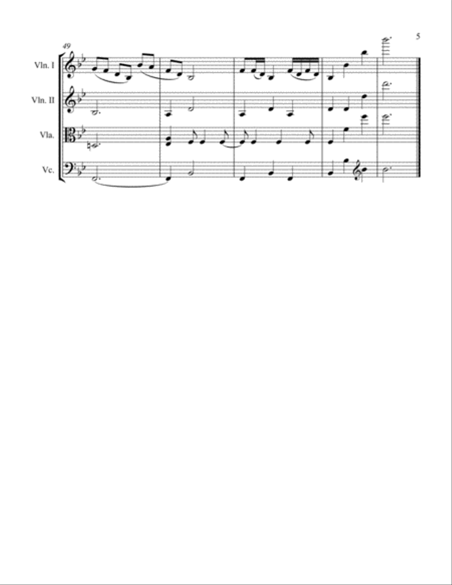 Albumblad String Quartet scores gallery preview page 5