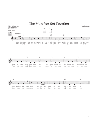 More We Get Together (from The Daily Ukulele) (arr. Liz and Jim Beloff)