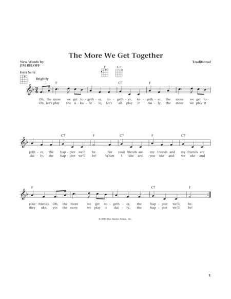 More We Get Together (from The Daily Ukulele) (arr. Liz and Jim Beloff)