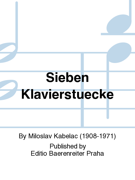 Seven Pieces for Piano op.14