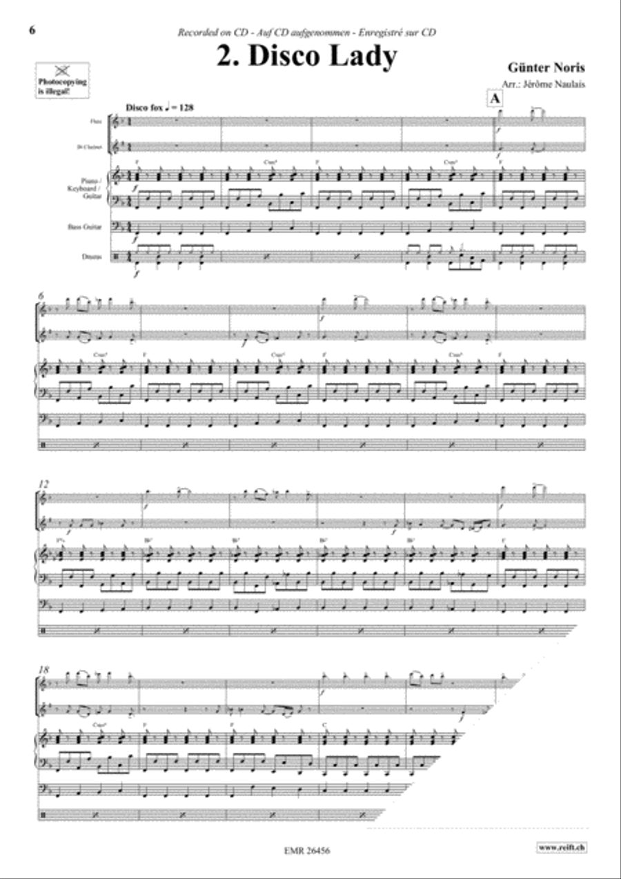 Let's Dance Volume 2 Woodwind Ensemble scores gallery preview page 4