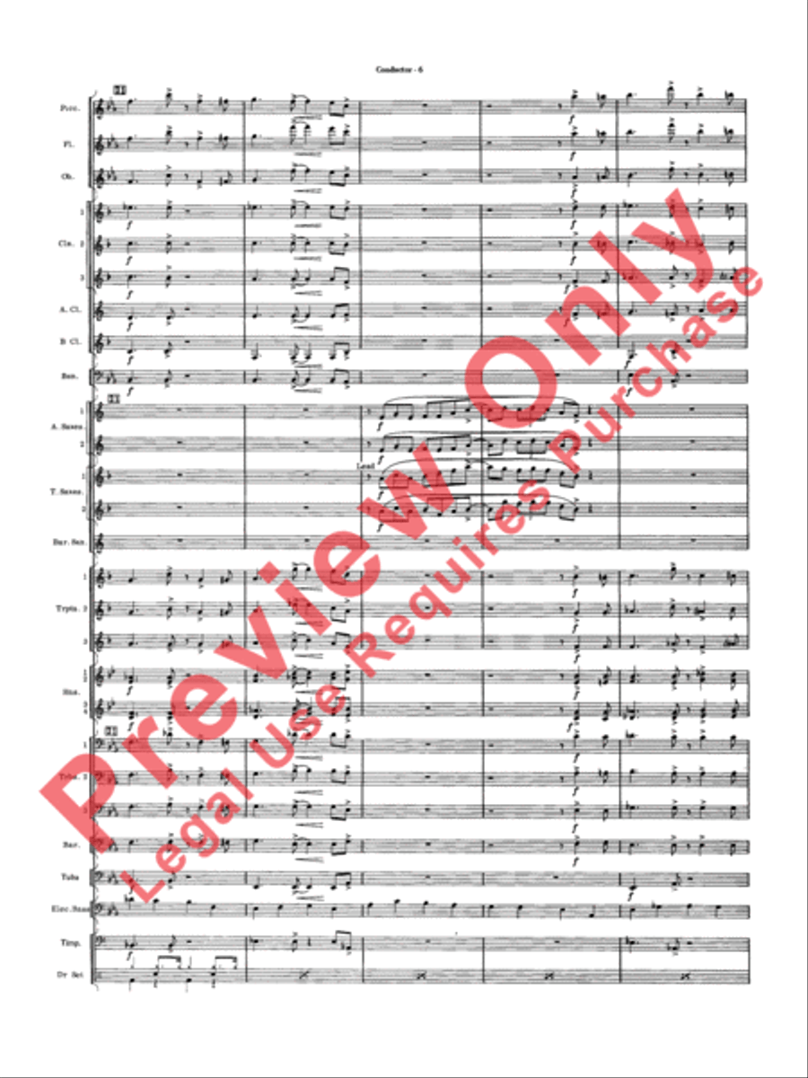 Five to Go Five to Go Concert Band scores gallery preview page 8