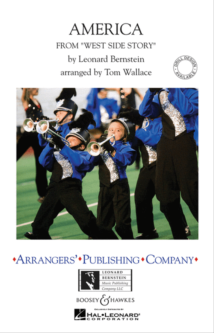 America (from West Side Story) Marching Band scores gallery preview page 1