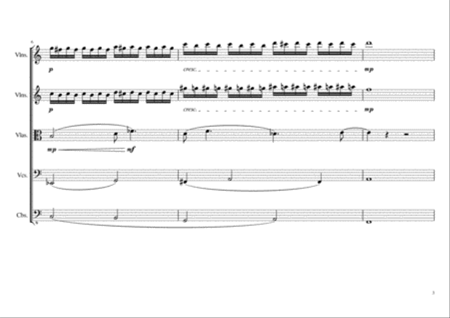 Tremors Tremors String Orchestra scores gallery preview page 4