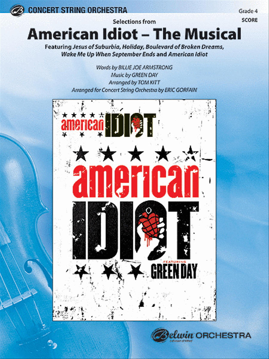 American Idiot -- The Musical, Selections from String Orchestra scores gallery preview page 1