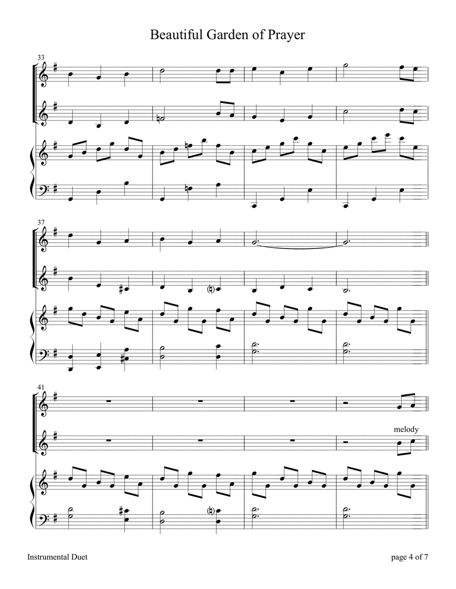 The prayer instrumental shop piano and violin